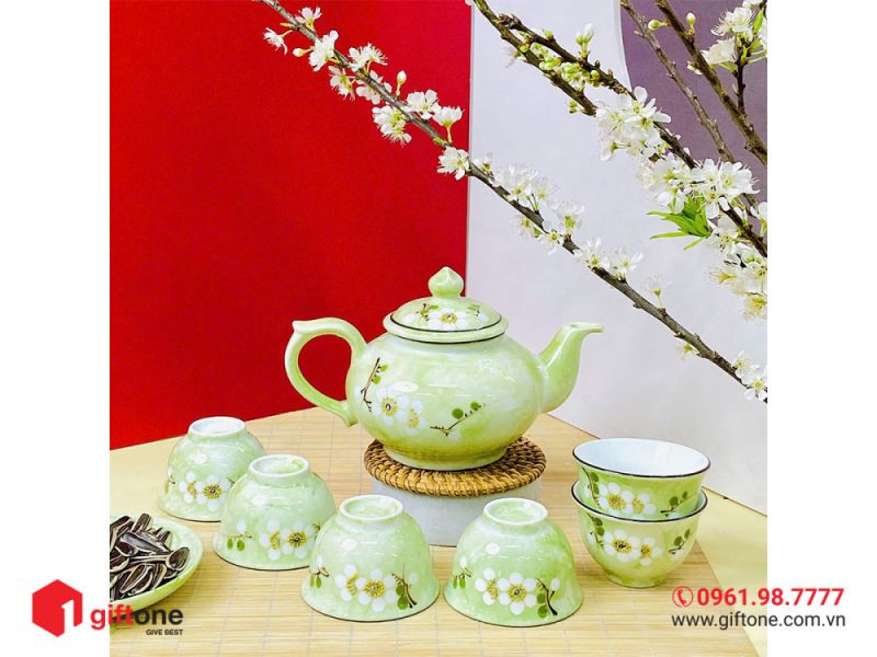 Ấm Chén Bát Tràng G67