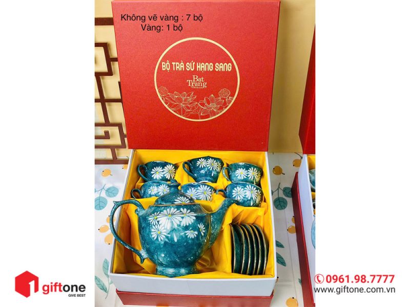 Ấm Chén Bát Tràng G71