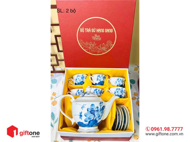 Ấm Chén Bát Tràng G74