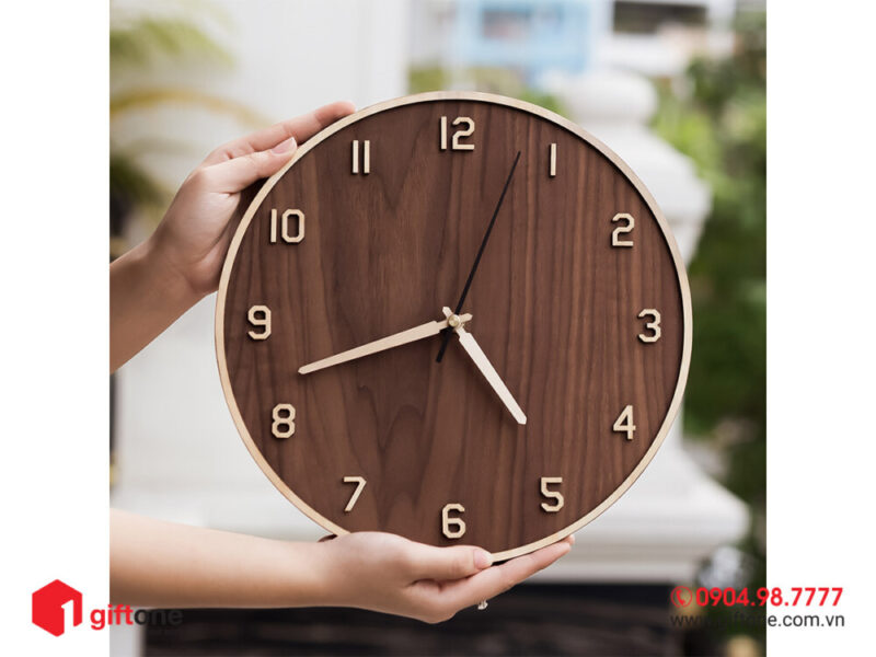 Đồng Hồ Gỗ Quà Tặng Go18