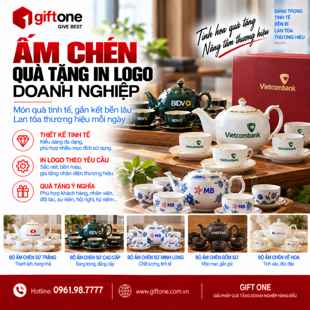 Ấm Chén Quà Tặng