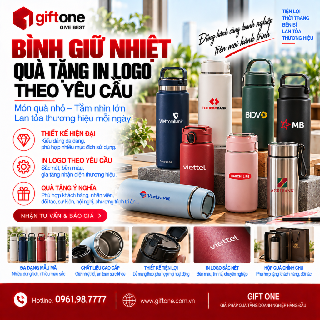 Bình giữ nhiệt quà tặng